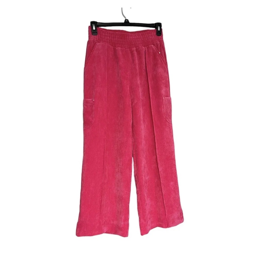 Women’s Ultra Flirt Plus Size Sweat Pant With Pockets New Wide leg 3XL pink NWT